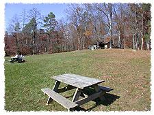 Picnic Area with Shelter at Ogle Lake